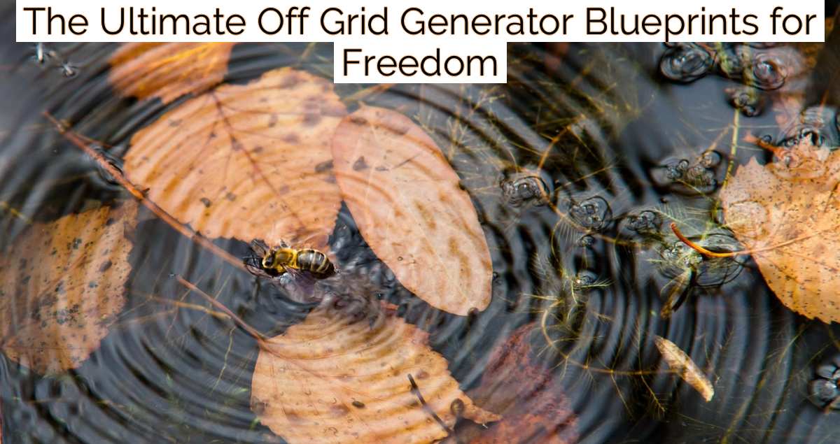 The Ultimate Off Grid Generator Blueprints for Freedom